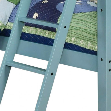 125 Seafoam : Giường 2 Tầng Leo Thang - 1m / 1m
